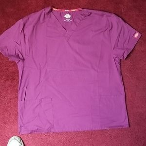 Purple scrub top
